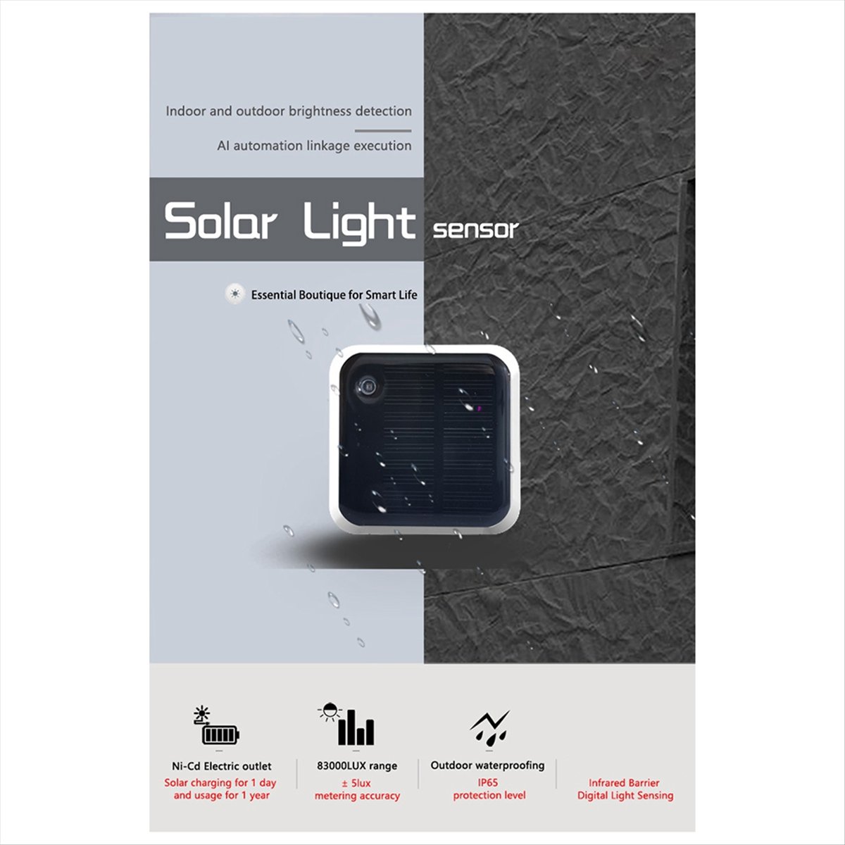 Outdoor Lighting Zigbee - DT75BG New Tuya Zigbee Solar Light