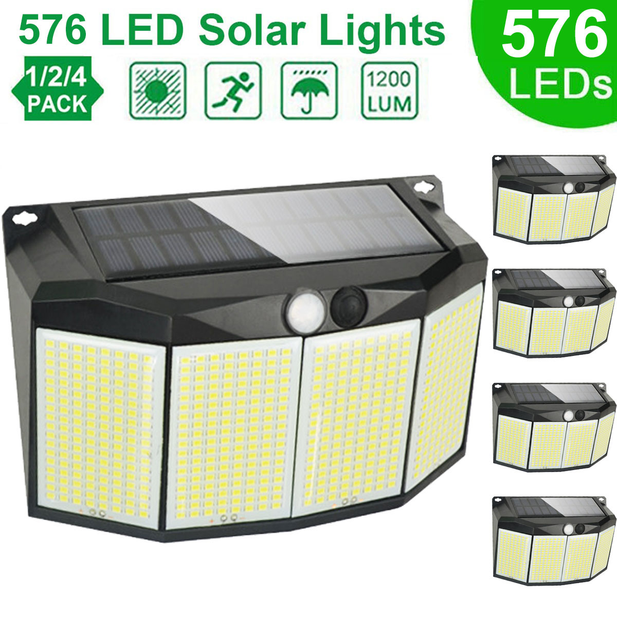 Outdoor Lighting Experts - Outdoor Solar Lamp 576 LED Light