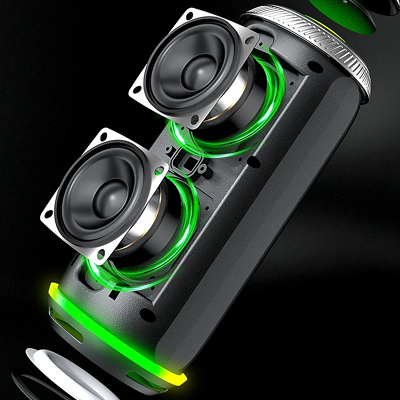 Outdoor Lighting Wireless - 360 Stereo Wireless Bluetooth Speaker, Waterproof