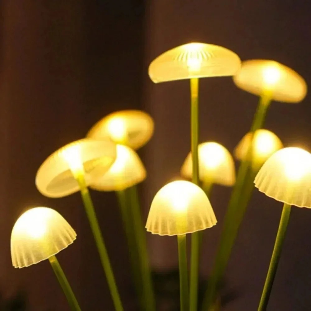 Outdoor Lighting Jellyfish - Color Changing Solar LED Mushroom Jellyfish