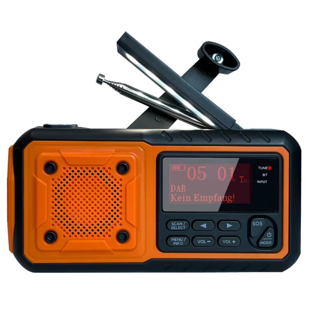 Outdoor Lighting Unit - SY-376 Solar and Hand Crank Powered