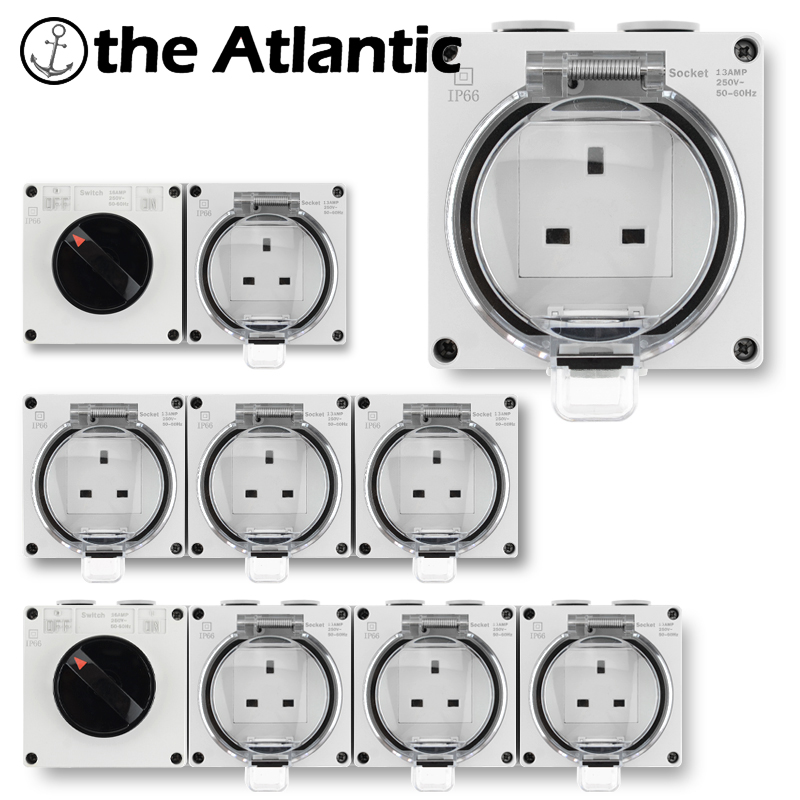 Outdoor Lighting Uk - UK standard Socket Plug IP66 Outdoor