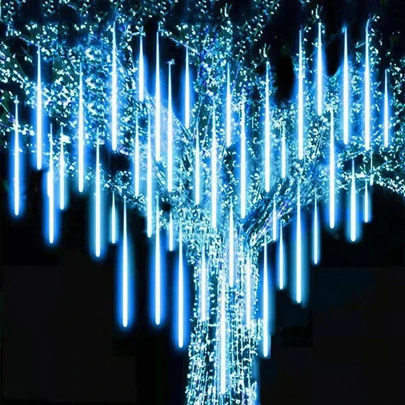Outdoor Lighting Uk - 30cm /50cm Waterproof Meteor Shower Rain