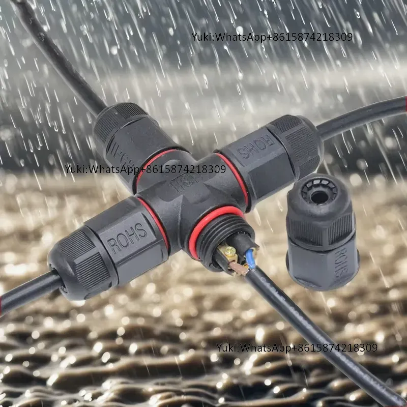 Outdoor Lighting Box - IP68 Waterproof Cable T Tap Electrical