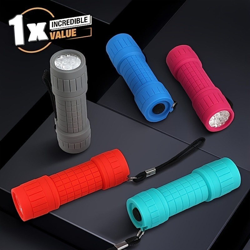 Outdoor Lighting Fixtures - Mini Portable Flashlight Nine XPE Lamp