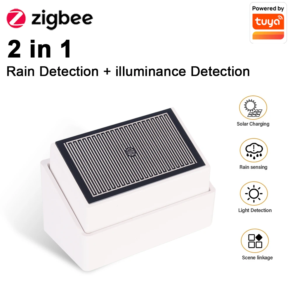 Outdoor Lighting Zigbee - Tuya Zigbee Raindrop Detection Sensor with