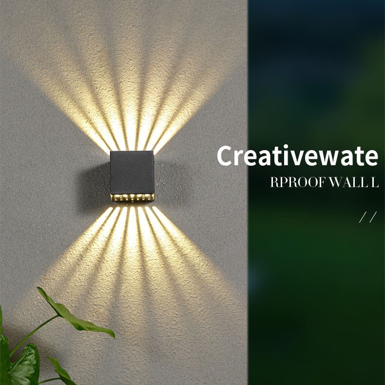 Outdoor Lighting Up And Down - Led Outdoor Waterproof Double Head Wall