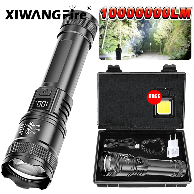 Outdoor Lighting Types - Ultra Bright LED Flashlight 2000LM Type-C