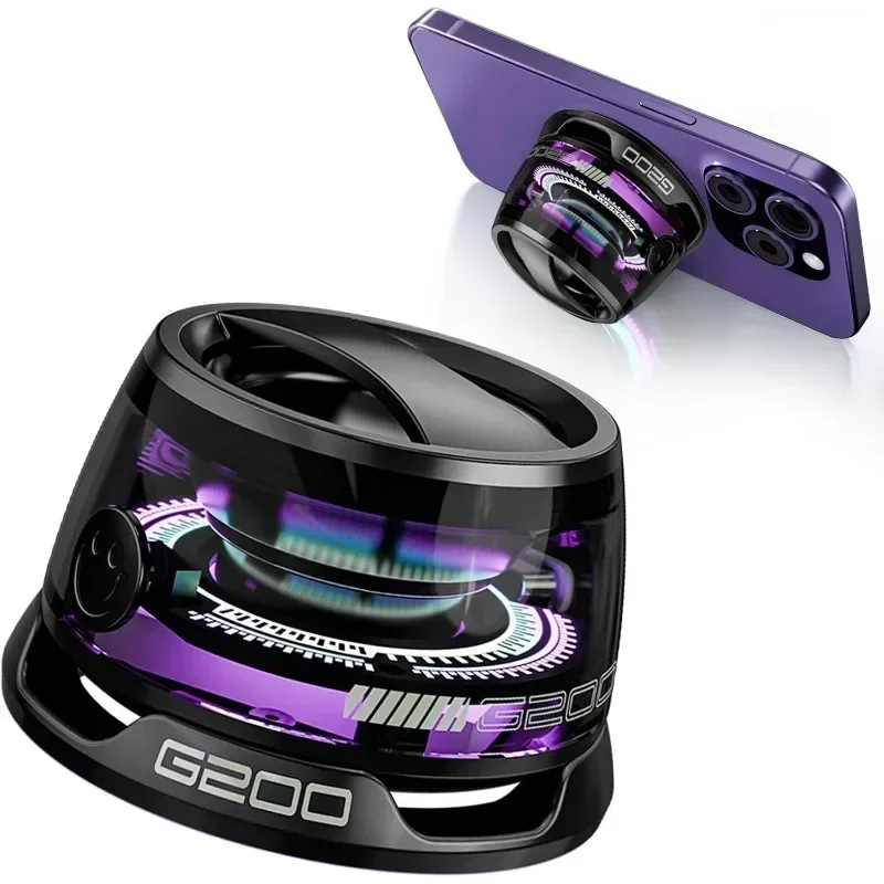 Outdoor Lighting Wireless - Portable Bluetooth Speaker Magnetic Mini Sound