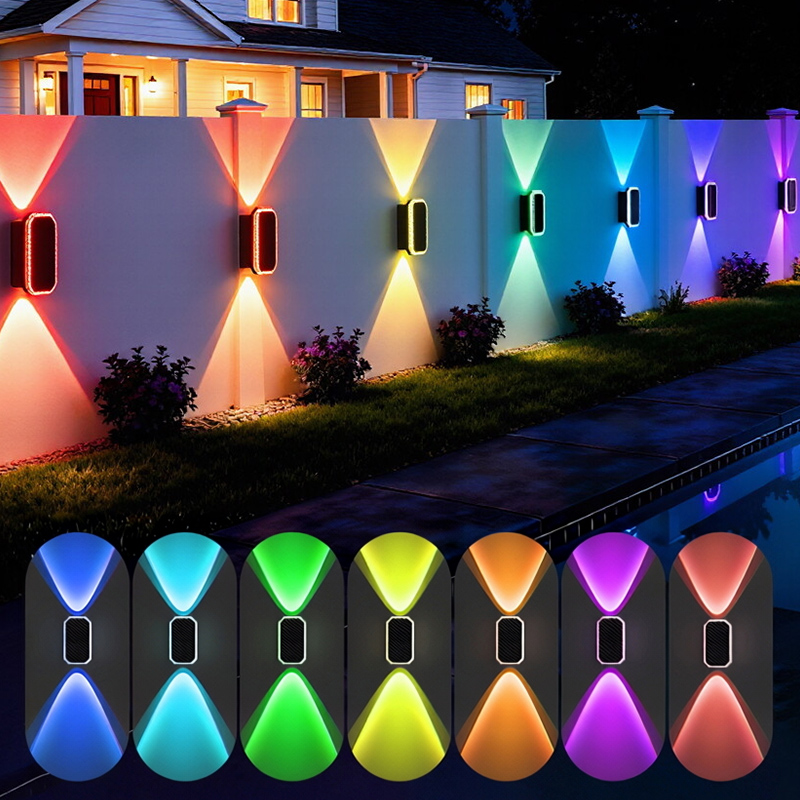 RGB Color Solar Fence Lights I - Outdoor Lighting Zigbee 评论和价格