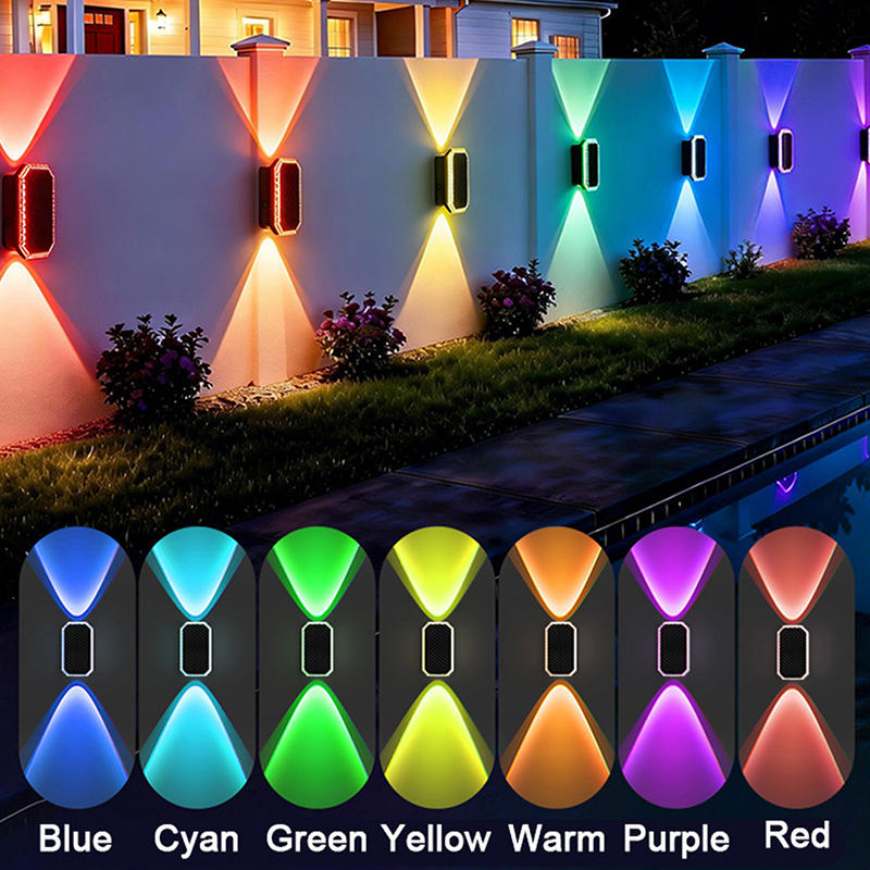RGB Color Solar Fence Lights I - Outdoor Lighting Zigbee 评论和价格