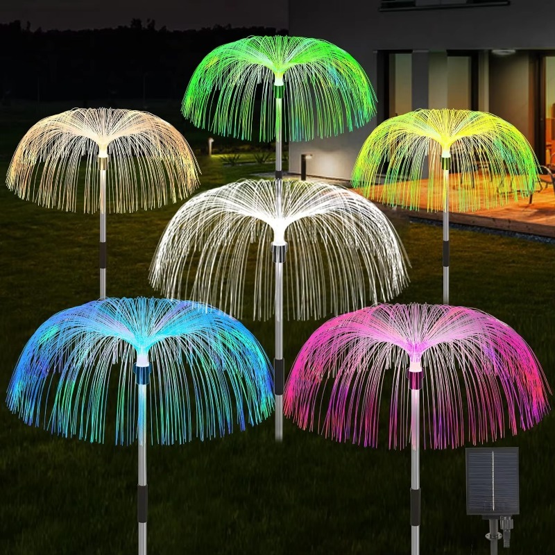 Outdoor LED Solar Lights 7 Col - Outdoor Lighting Jellyfish 评论和价格
