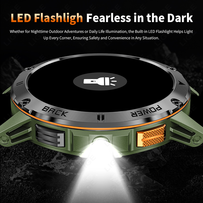 LIGE 400mAh Military Grade Men - Outdoor Lighting Smart Controller 评论和价格