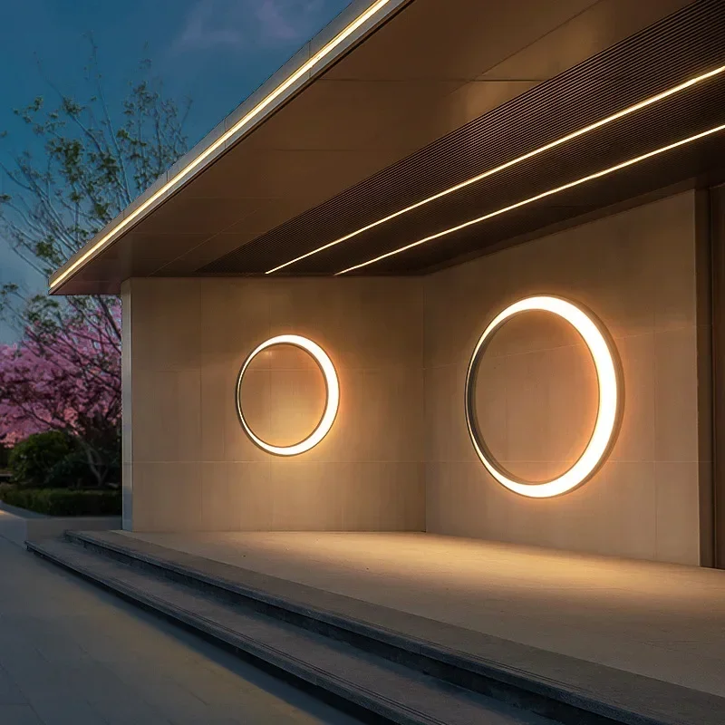 Modern Outdoor Waterproof Moon - Outdoor Lighting Up And Down 评论和价格