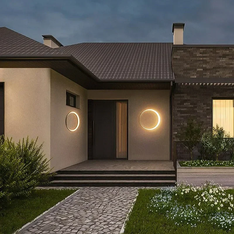 Modern Outdoor Waterproof Moon - Outdoor Lighting Up And Down 评论和价格