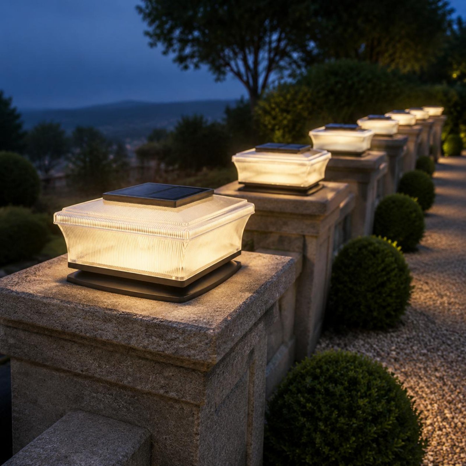 Solar Post Cap Light Wireless  - Outdoor Lighting Wireless 评论和价格