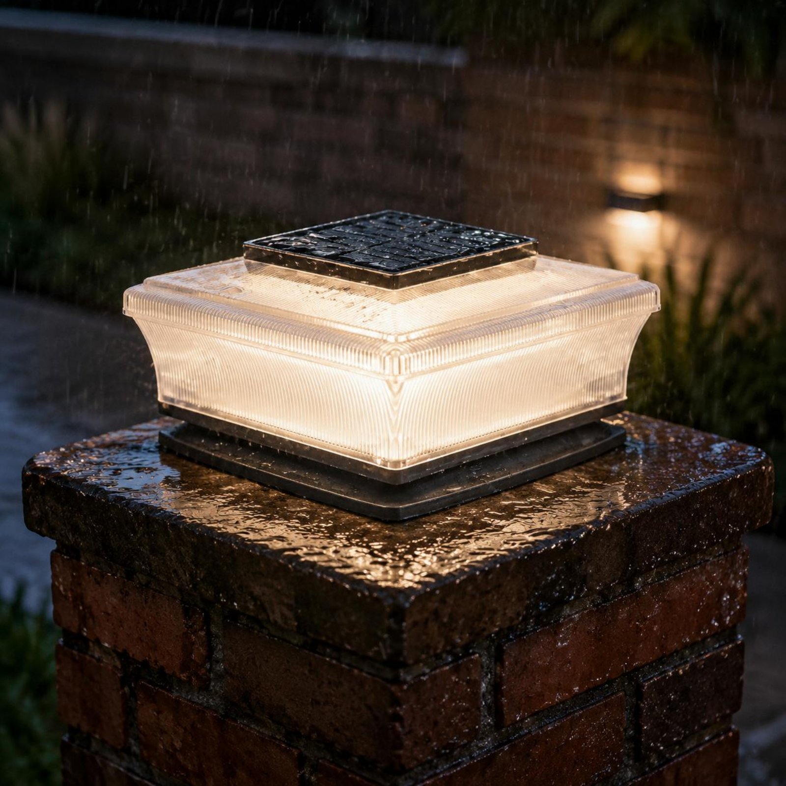 Solar Post Cap Light Wireless  - Outdoor Lighting Wireless 评论和价格