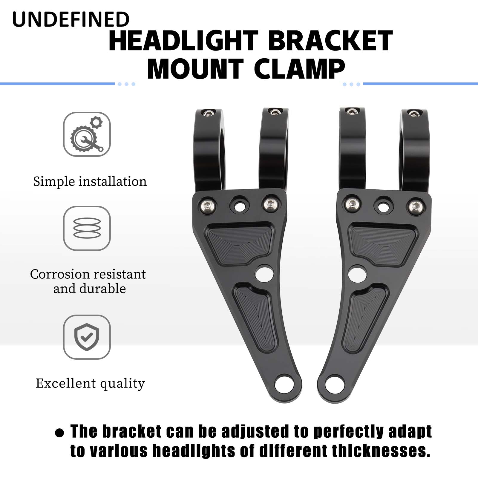 33mm-58mm Headlight Bracket Mo - Outdoor Lighting Milwaukee 评论和价格