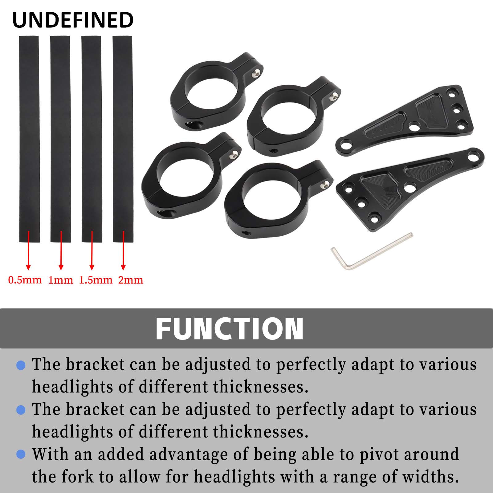33mm-58mm Headlight Bracket Mo - Outdoor Lighting Milwaukee 评论和价格