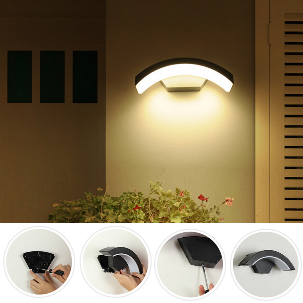 9W RGBW Smart Outdoor Wall Lam - Outdoor Lighting Zigbee 评论和价格