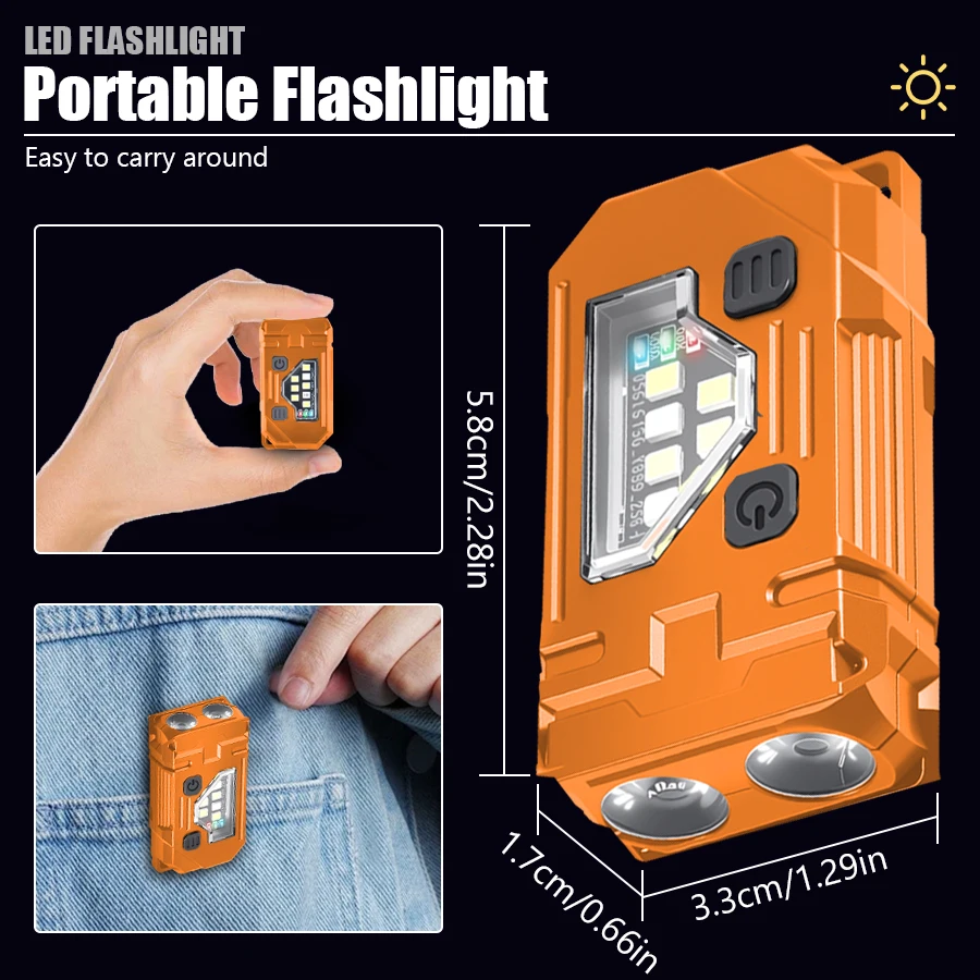 Mini Keychain EDC Flashlight R - Outdoor Lighting Fixtures 评论和价格