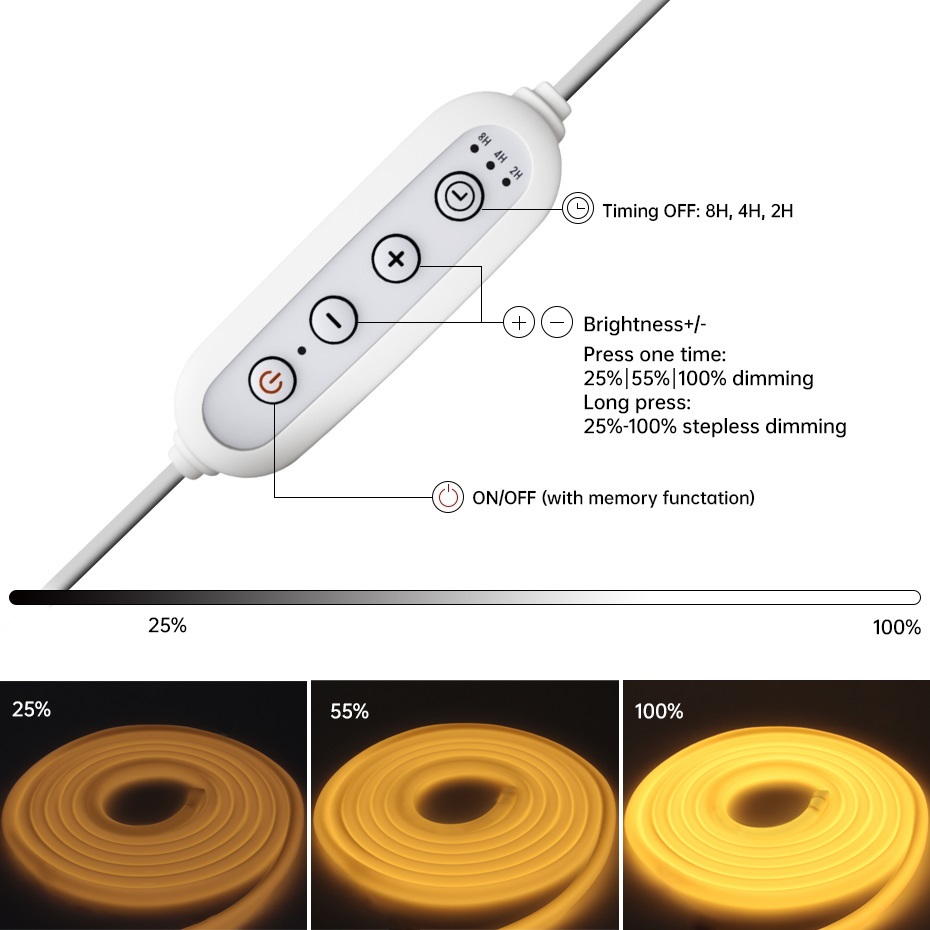 Dimmable 220V Round Led Neon S - Outdoor Lighting Youtube 评论和价格