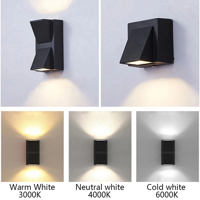 LED Wall Lamp IP65 Outdoor Wat - Outdoor Lighting Up And Down 评论和价格