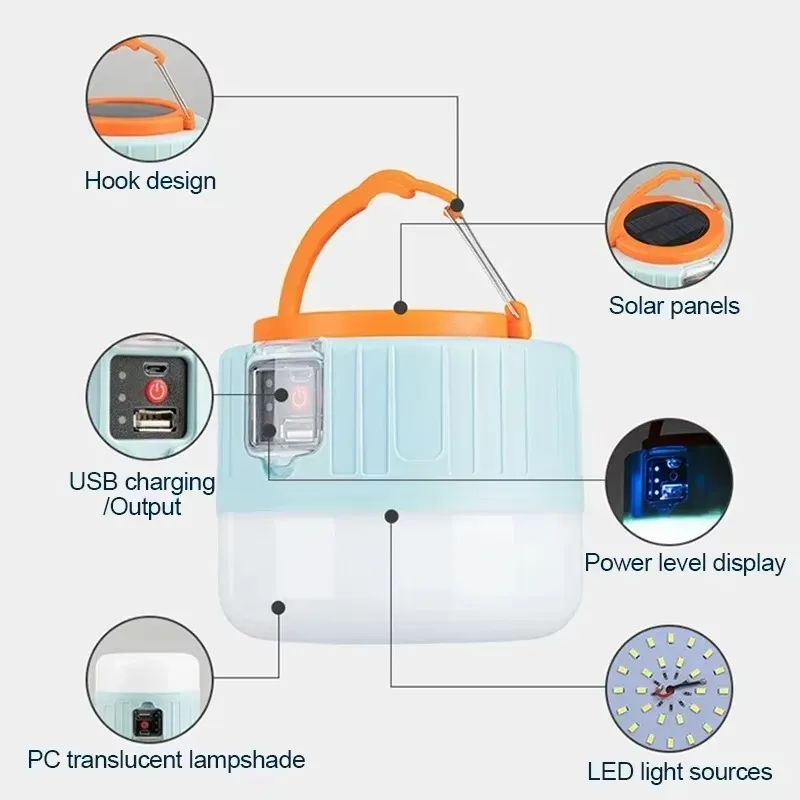 Solar Camping Lantern Recharge - Outdoor Lighting Lanterns 评论和价格