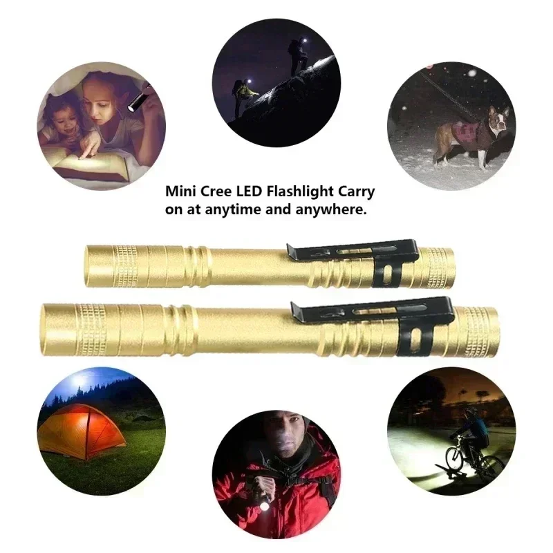 Portable Mini LED Pen Flashlig - Outdoor Lighting Types 评论和价格