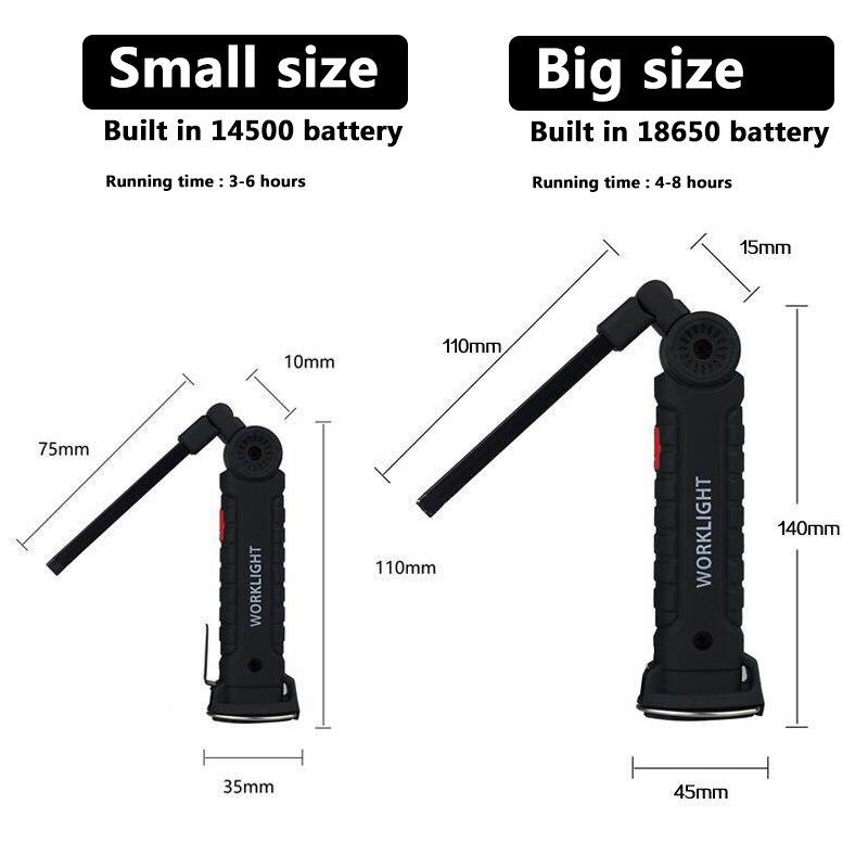 Portable Fold LED Flashlight S - Outdoor Lighting Types 评论和价格