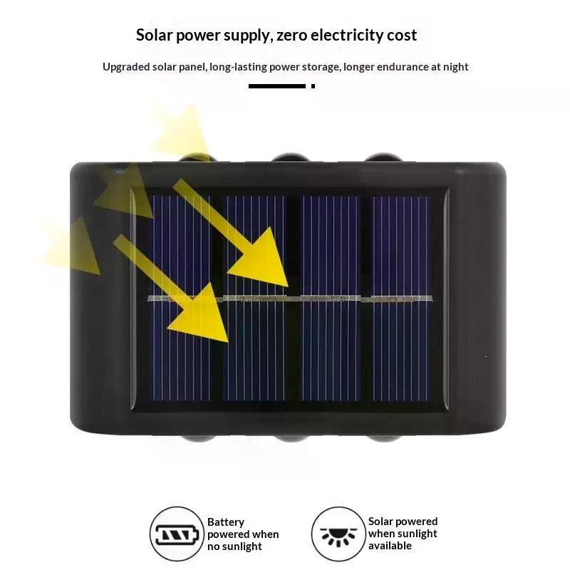 Solar Wall Lamp Outdoor Waterp - Outdoor Lighting Up And Down 评论和价格