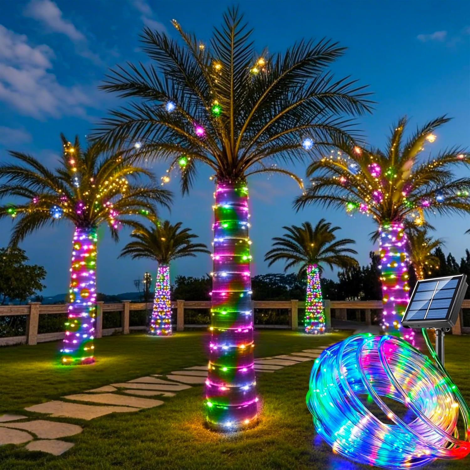 Solar String Lights Garden Wat - Outdoor Lighting Youtube 评论和价格