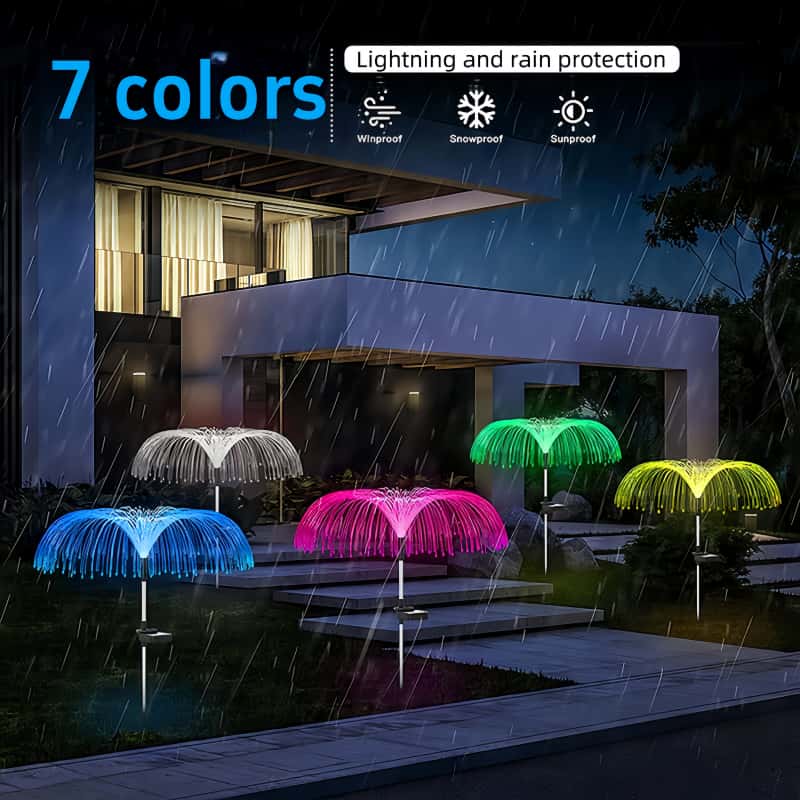 5 Pcs Solar Jellyfish LED Ligh - Outdoor Lighting Jellyfish 评论和价格
