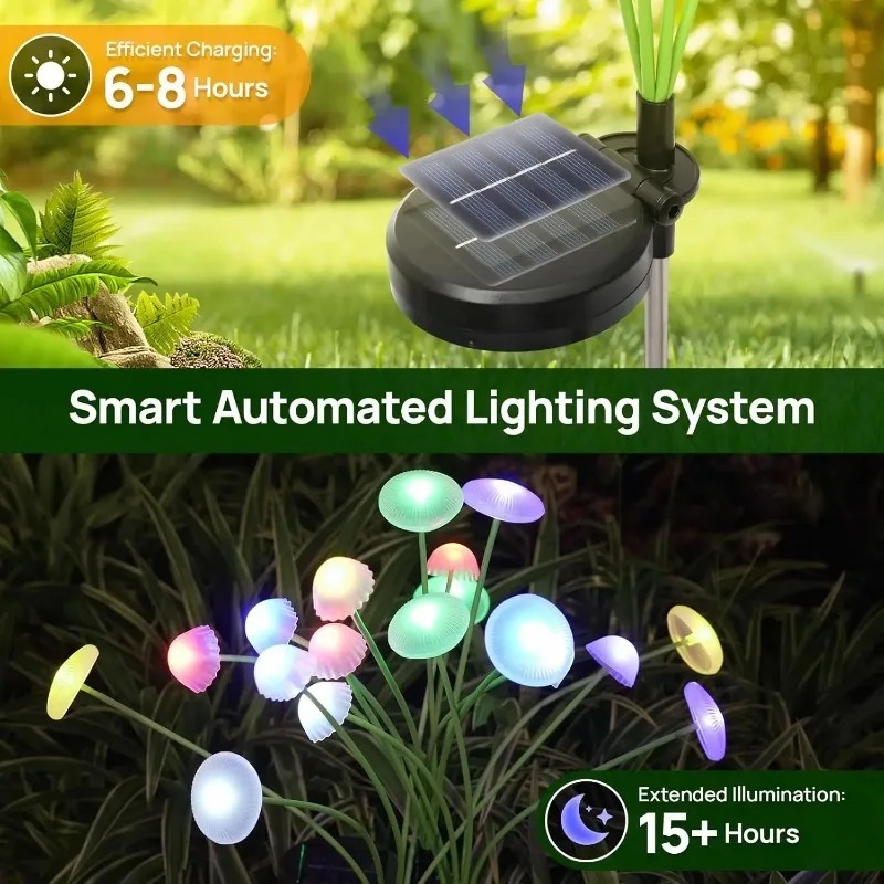 6LEDS Solar Mushroom Ambient L - Outdoor Lighting Jellyfish 评论和价格