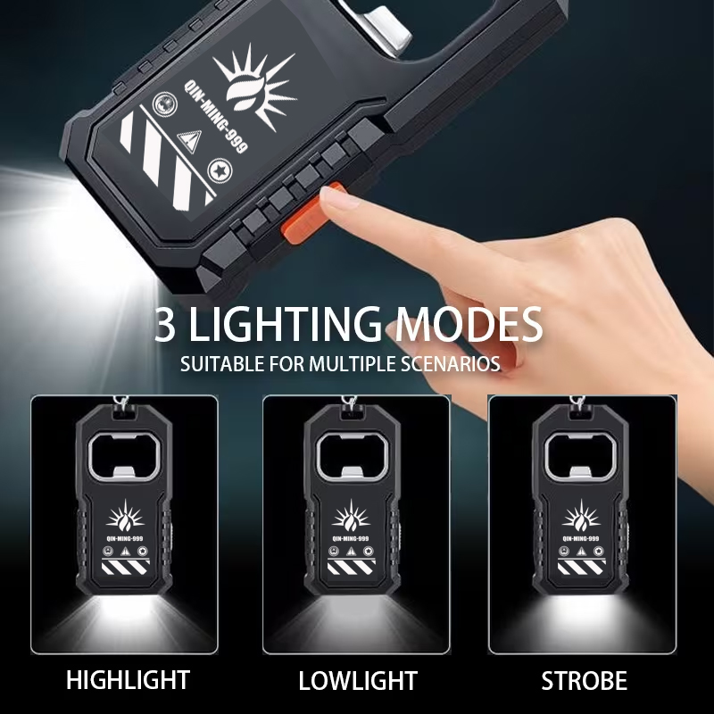2Pcs Portable LED COB Keychain - Outdoor Lighting Lanterns 评论和价格