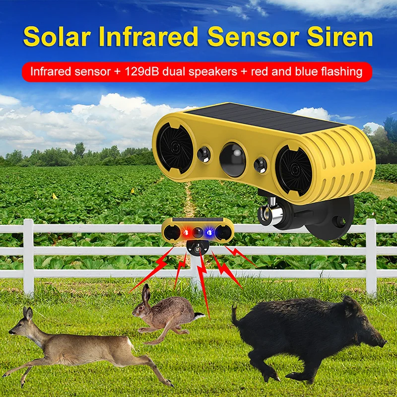 Solar Motion Sensor Alarm LED  - Outdoor Lighting Experts 评论和价格