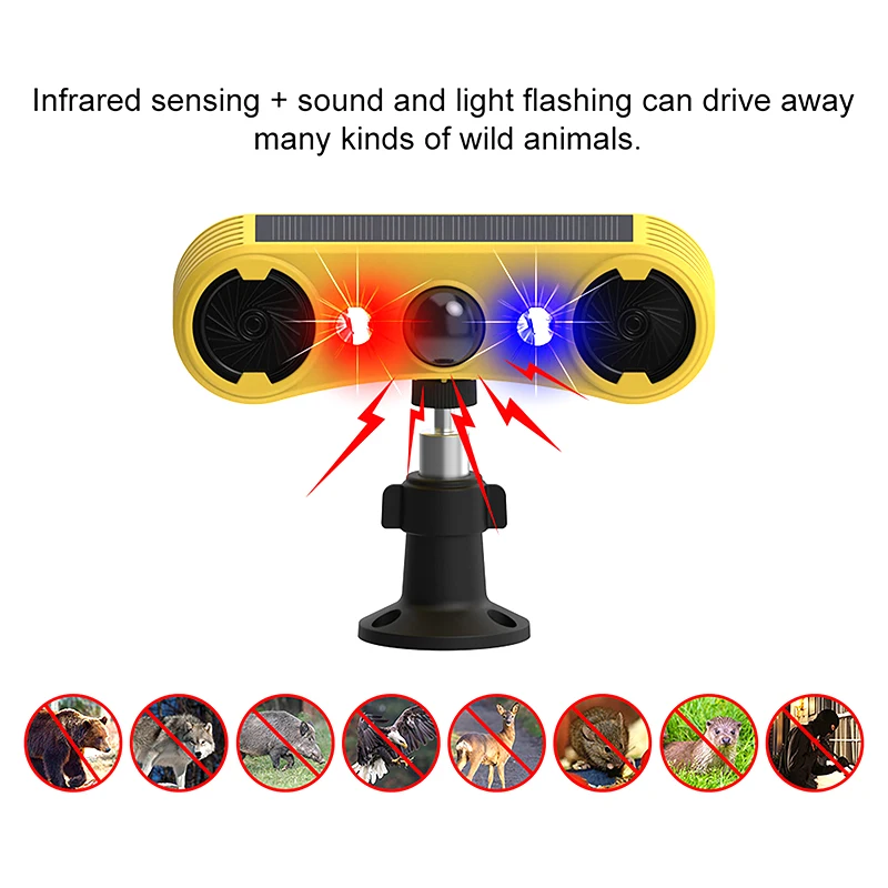 Solar Motion Sensor Alarm LED  - Outdoor Lighting Experts 评论和价格