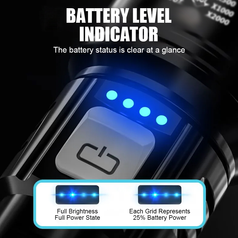 High Power P50 LED Flashlight  - Outdoor Lighting Fixtures 评论和价格
