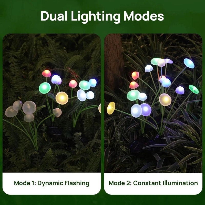 Solar Garden Lights Dual‑Mode  - Outdoor Lighting Jellyfish 评论和价格