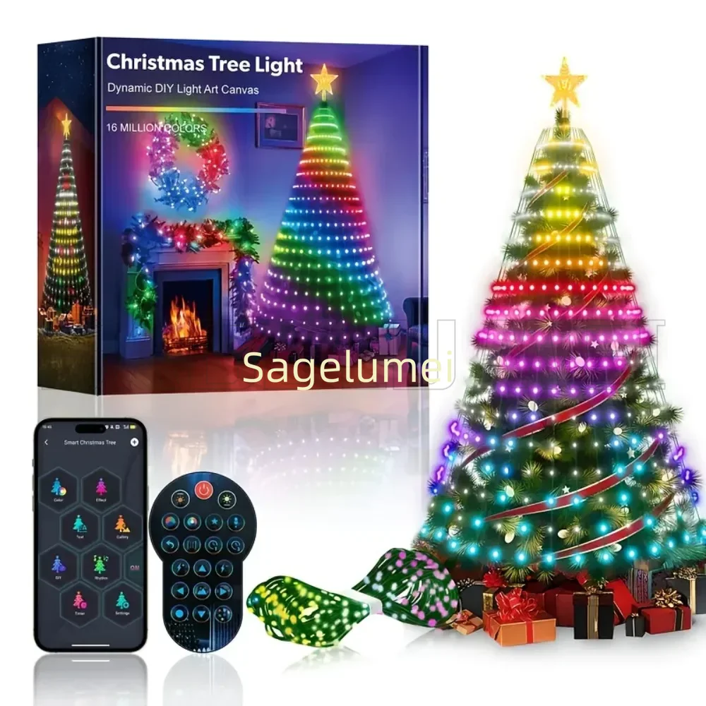 RGBIC 400LEDs Christmas Lights - Outdoor Lighting Uk 评论和价格