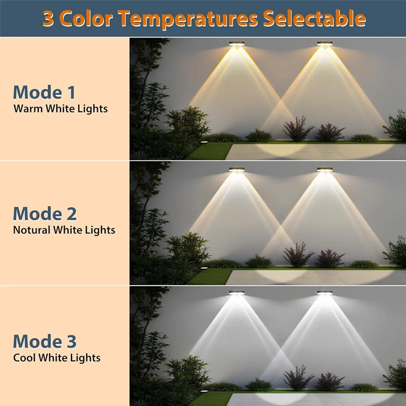 1-4Pcs Solar Fence Lights Sola - Outdoor Lighting Zigbee 评论和价格
