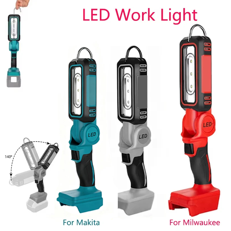 1200lm Cordless LED Work Light - Outdoor Lighting Milwaukee 评论和价格