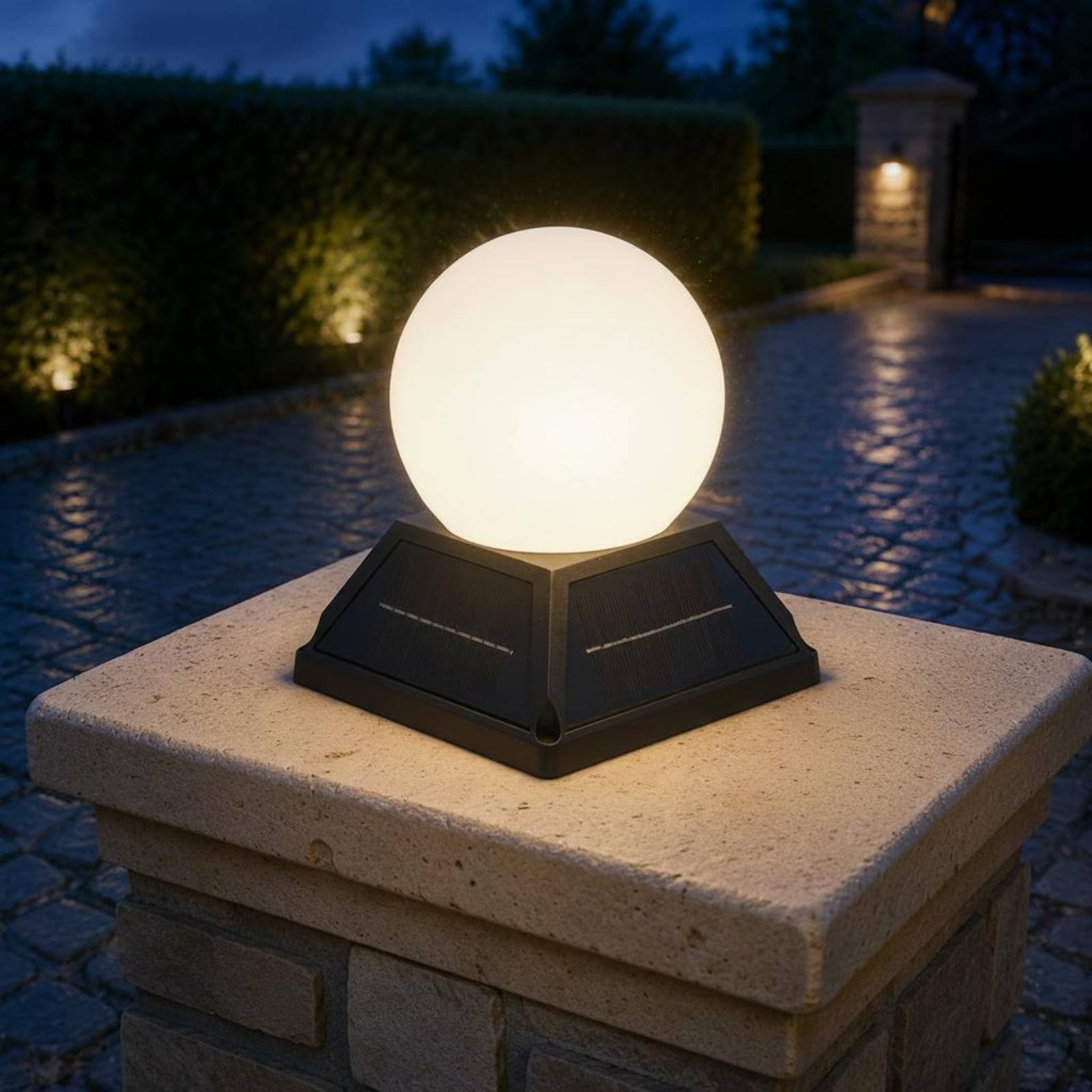 Solar Post Cap Light Wireless  - Outdoor Lighting Wireless 评论和价格