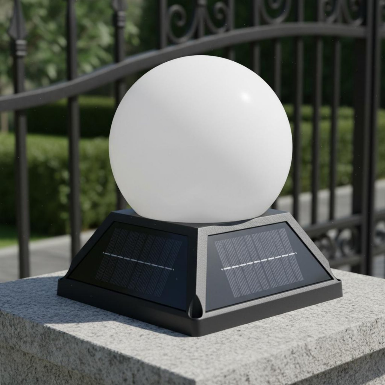 Solar Post Cap Light Wireless  - Outdoor Lighting Wireless 评论和价格