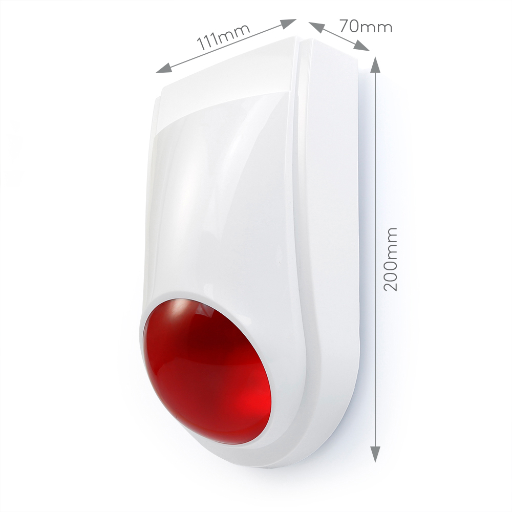 Wireless Flash Siren E6 Outdoo - Outdoor Lighting Wireless 评论和价格