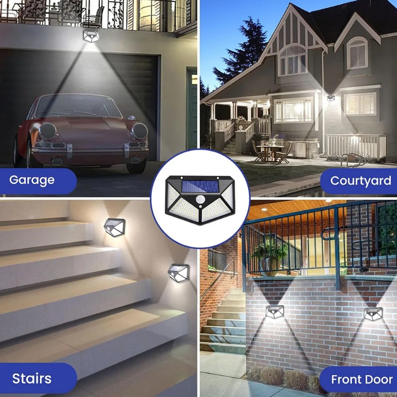 1~8Pcs 100LED Solar Lights wit - Outdoor Lighting Experts 评论和价格