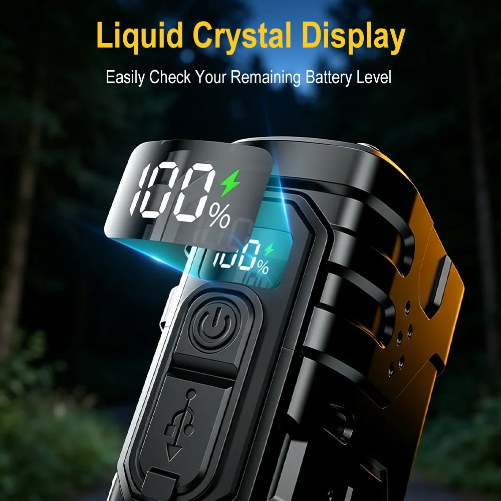 BORUIiT Hand Crank EDC LED Fla - Outdoor Lighting Types 评论和价格