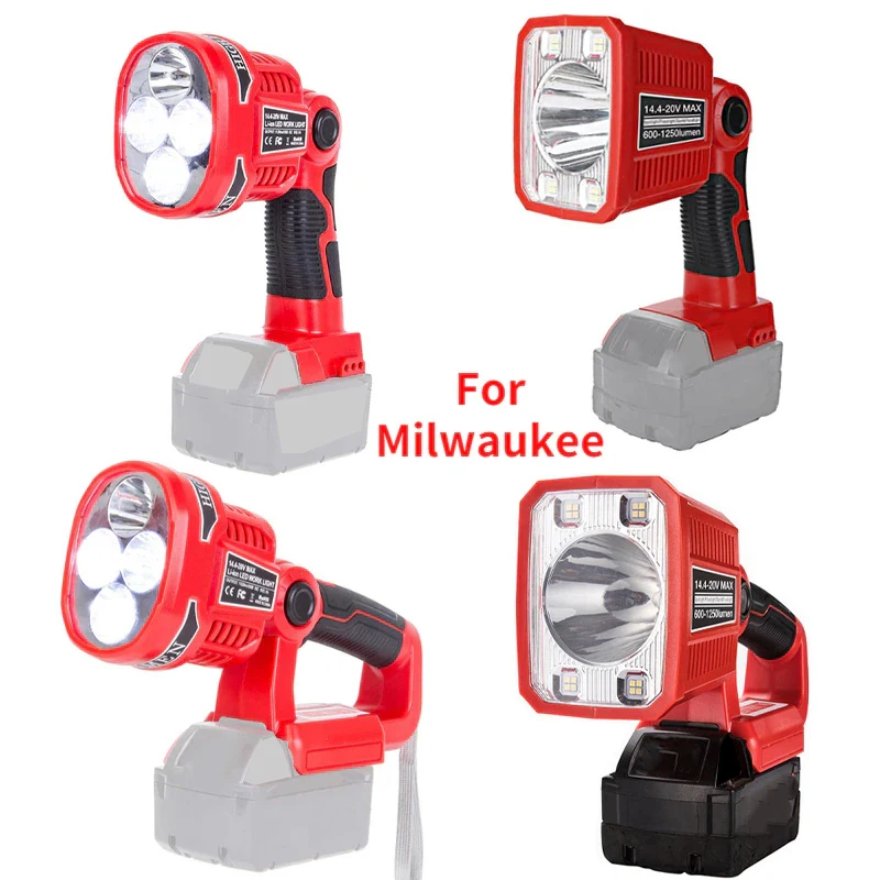 Portable LED Lamp Work Light F - Outdoor Lighting Milwaukee 评论和价格
