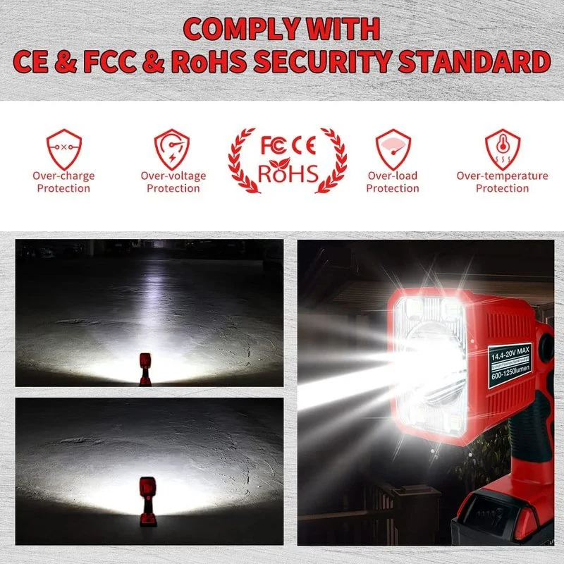 Portable LED Lamp Work Light F - Outdoor Lighting Milwaukee 评论和价格