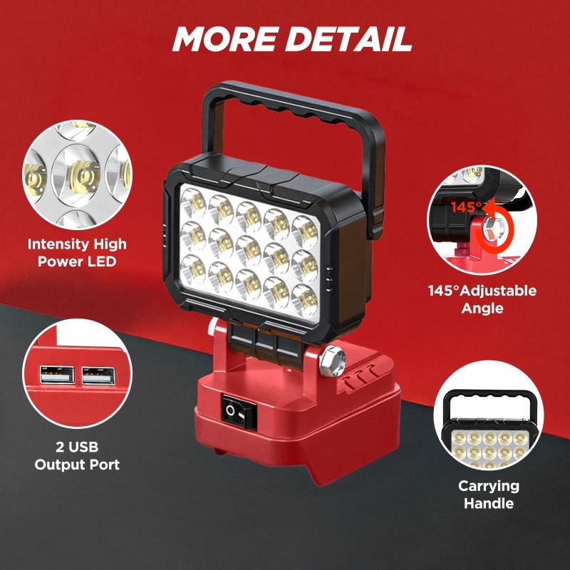 Portable Work Light Home Light - Outdoor Lighting Milwaukee 评论和价格